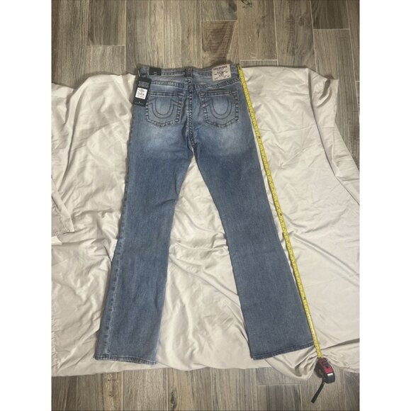 NWT TRUE RELIGION Denim Jeans BECCA Mr. Big T Mid Rise Bootcut 30 MSRP$199 - Picture 1 of 12